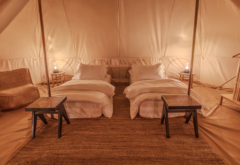 Glamping Mleiha shared tent